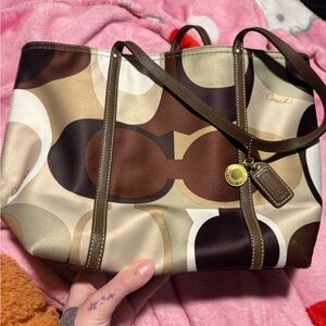 Coach Multicolor Signature Tote
